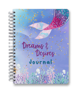 Dreams and Desires (Mermaid Edition)  - Spiral Hardcover Journal